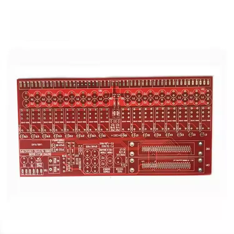 빨간색 솔더 마스크가 있는 8층 PCB